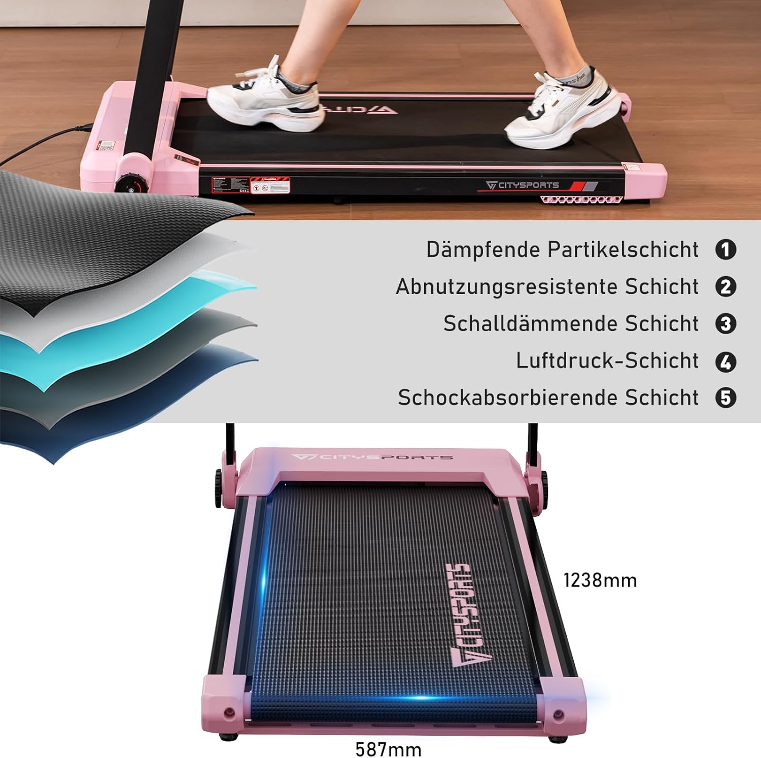 Elektro Laufband für Zuhause
